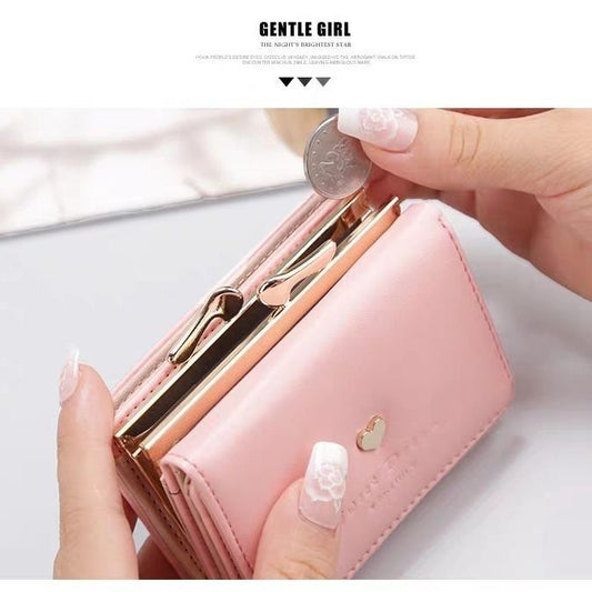 Women's Short Korean Style Female Mini Cute Ladies Wallets