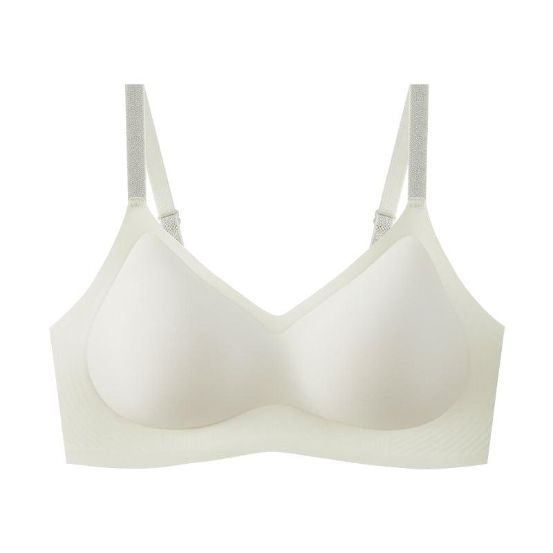 Camellia Shining Fragrance Seamless Small Breasts Everyday Bras