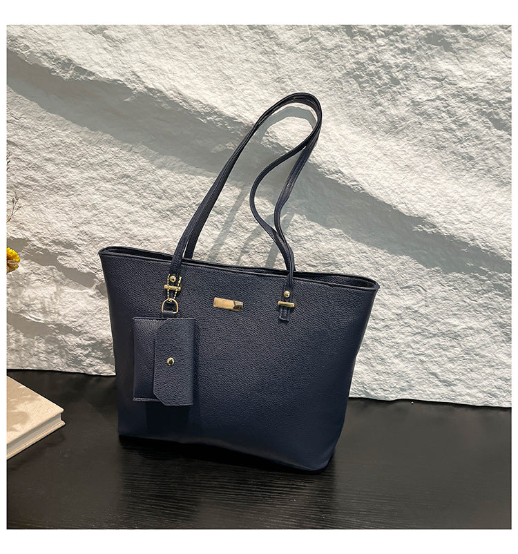 Women's Two-piece Large Capacity Fashion Texture Leisure Commute Women's Shoulder Bag