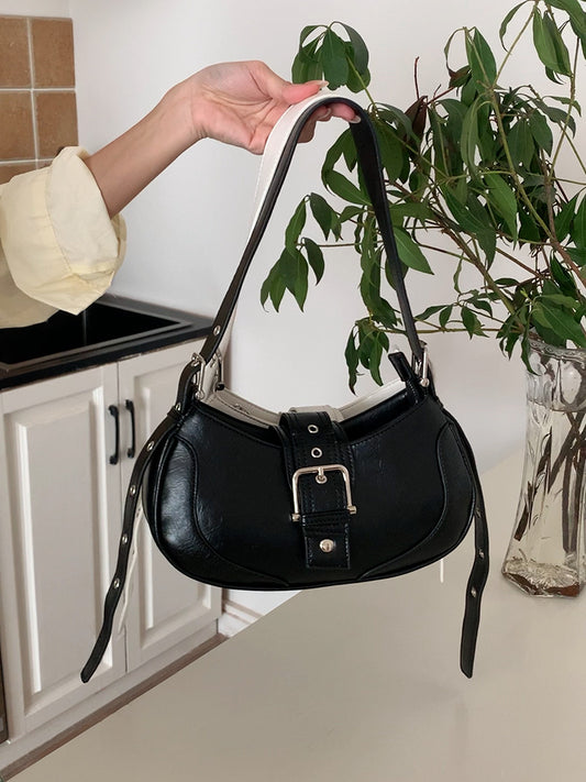 Women's Summer Retro Spicy Underarm Minority Textured Shoulder Bags