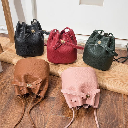 Women's Trendy Mini Fashion Lychee Pattern Shoulder Bags