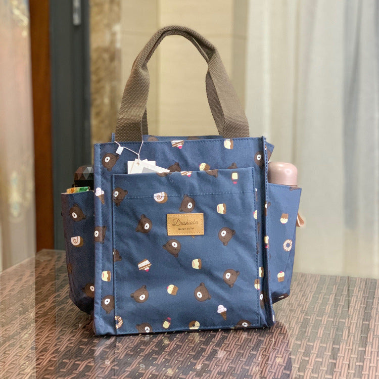 Slouchy New Lunch Mummy Box Waterproof Handbags