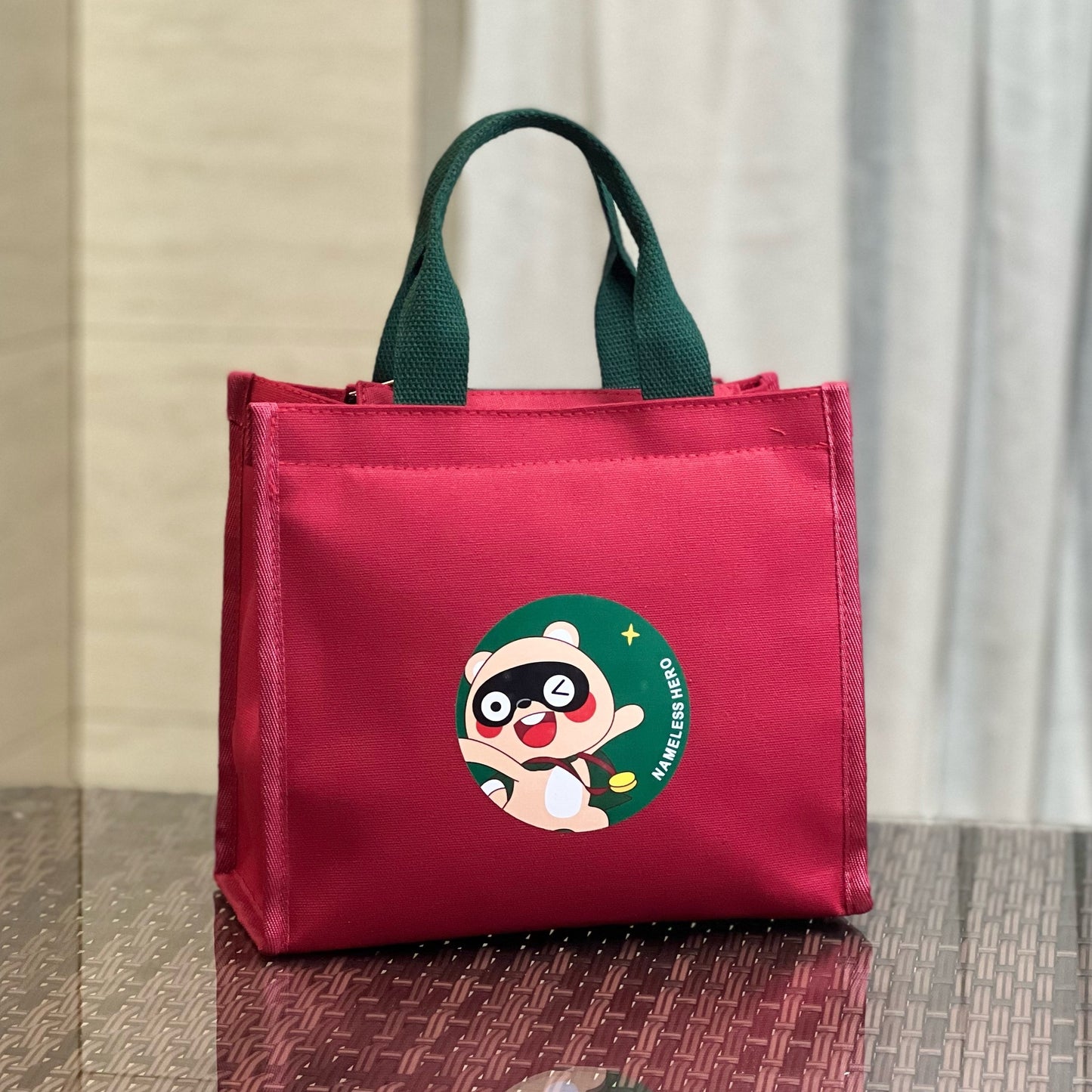 Cute Bear Lunch Box Hand Carrying Large Capacity For Handbags