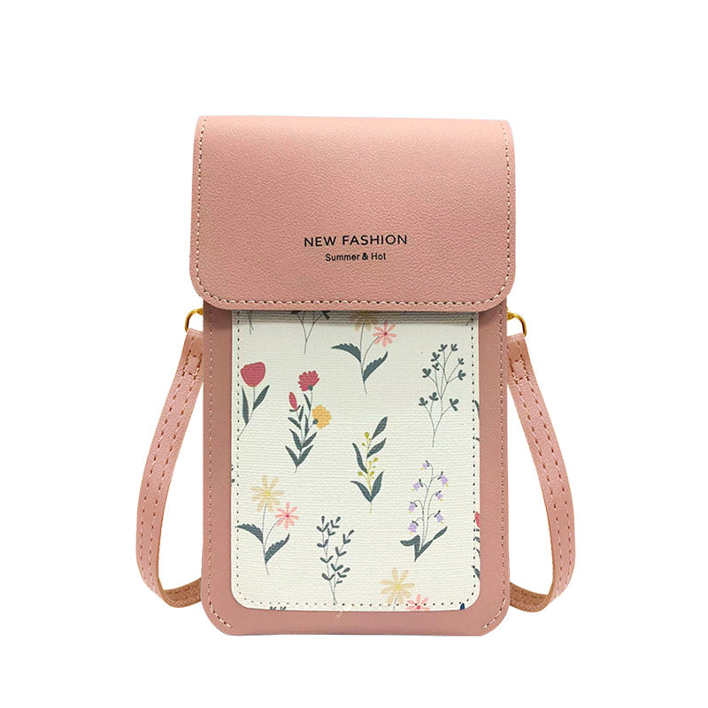 Stylish Touch Screen Thin Printed Mini Bags