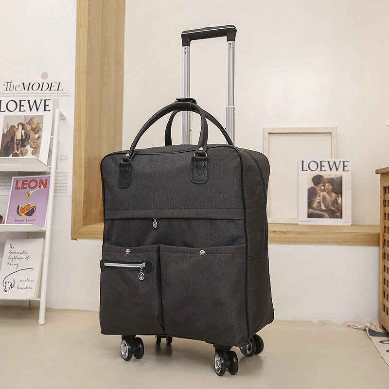 Women's Innovative Portable Folding Buggy Printing Travel Bags