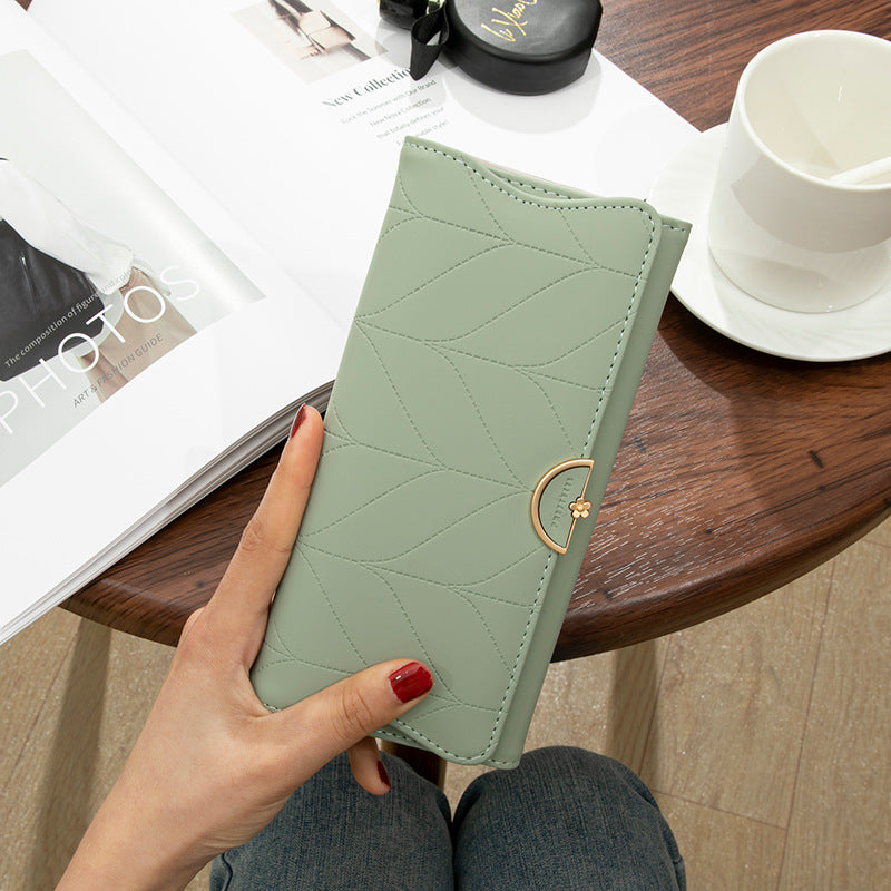 Charming Women's Long Design Fresh Clutch Coin Purses