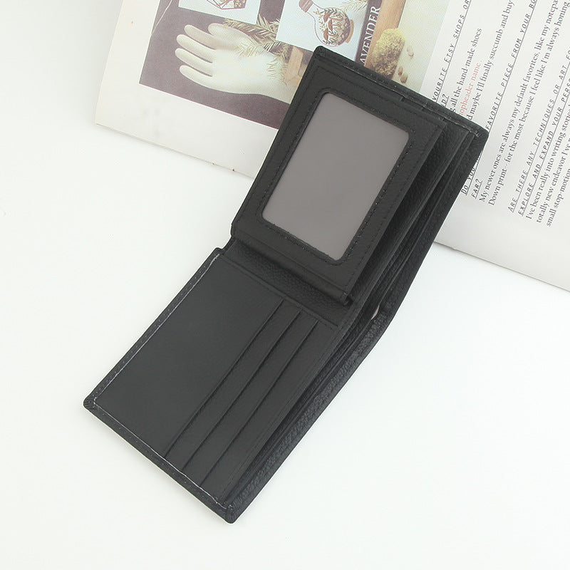 Men's Summer Fashion Leather Without Light-weight Thin Men's Wallet