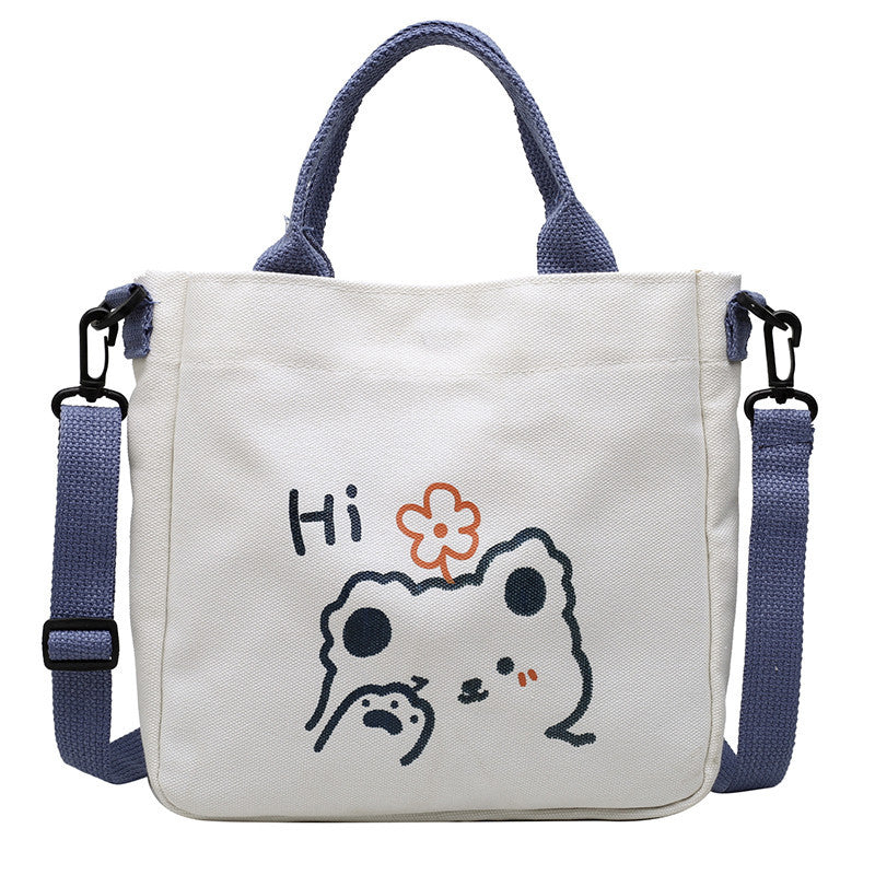 Style Bear Cute Canvas Female Stationery Crossbody Bags