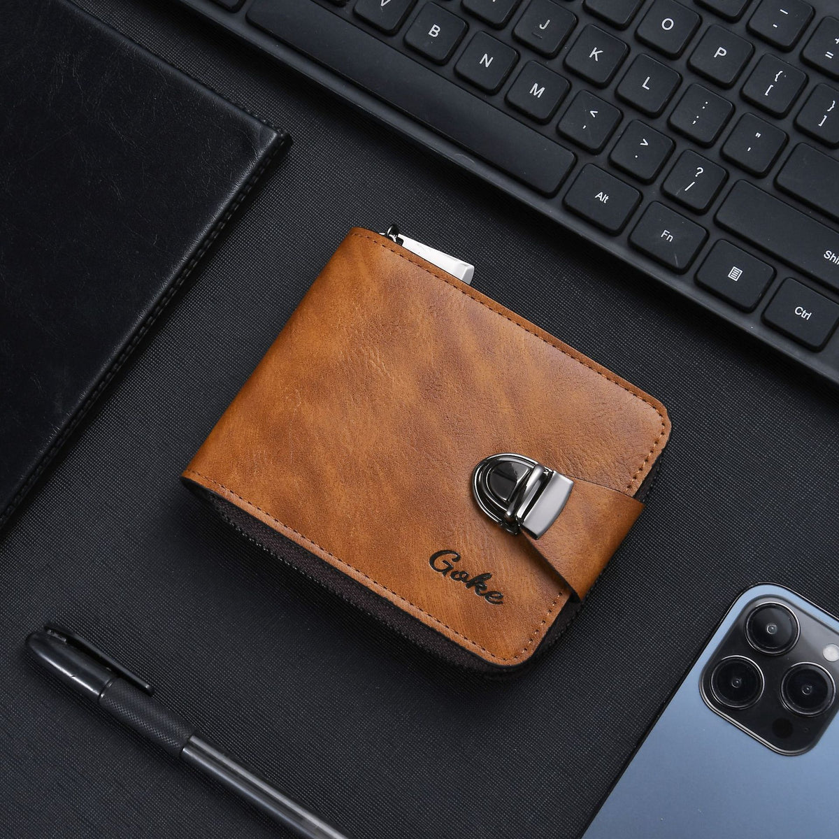 Beautiful Stylish Men's Business High-quality Short Men's Wallet