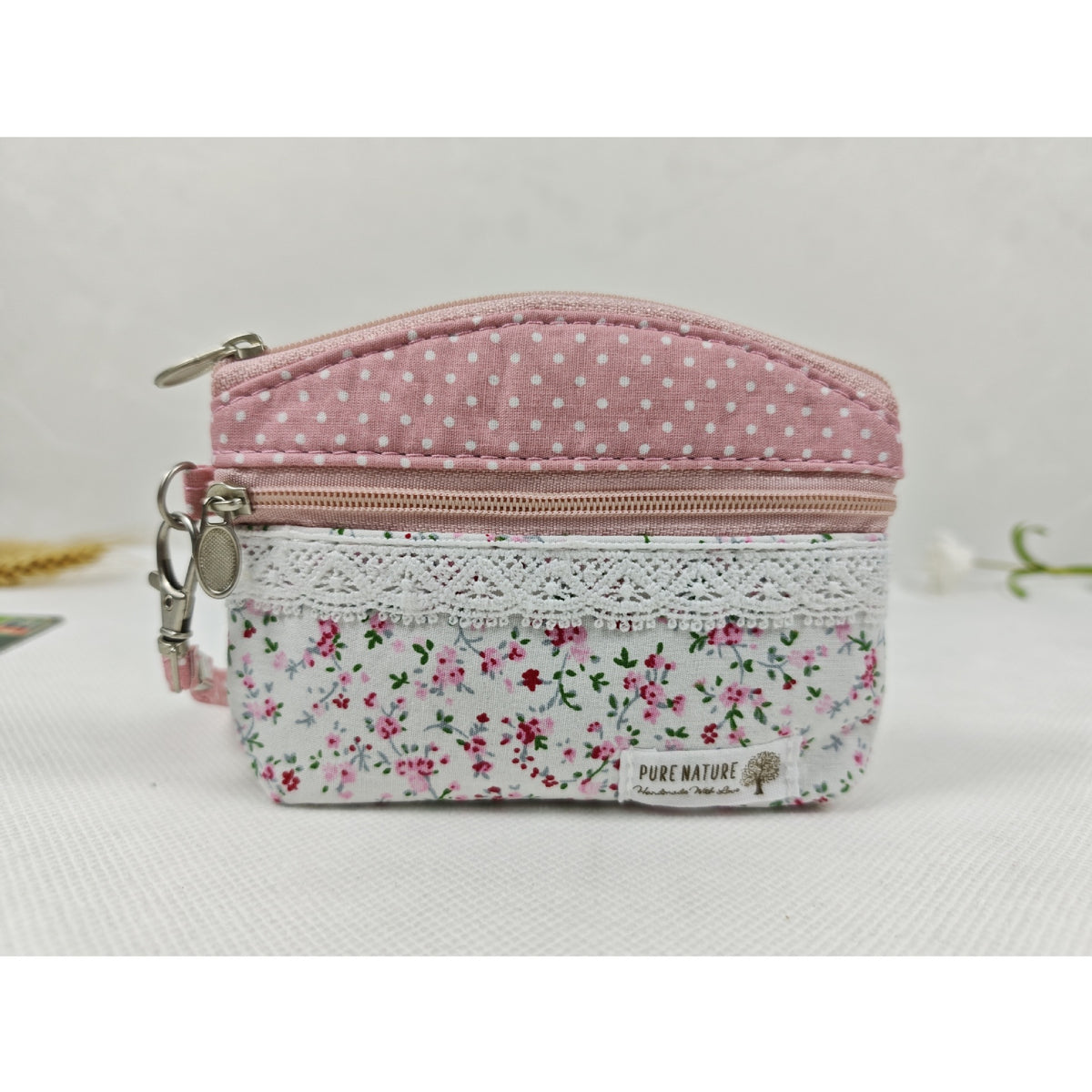 Women's Sweet Floral Cotton Storage Daily Matching Ladies Wallet
