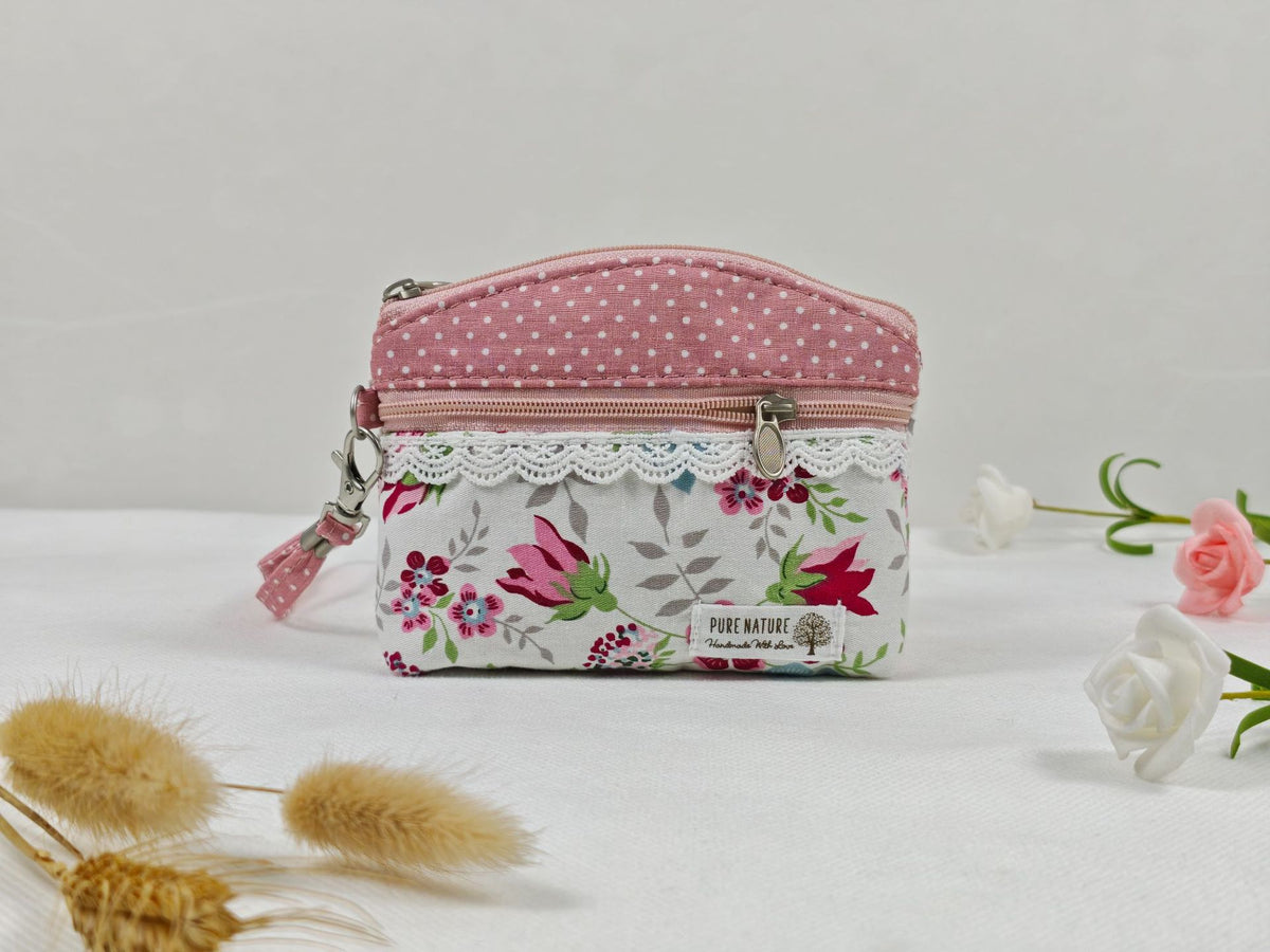 Women's Sweet Floral Cotton Storage Daily Matching Ladies Wallet