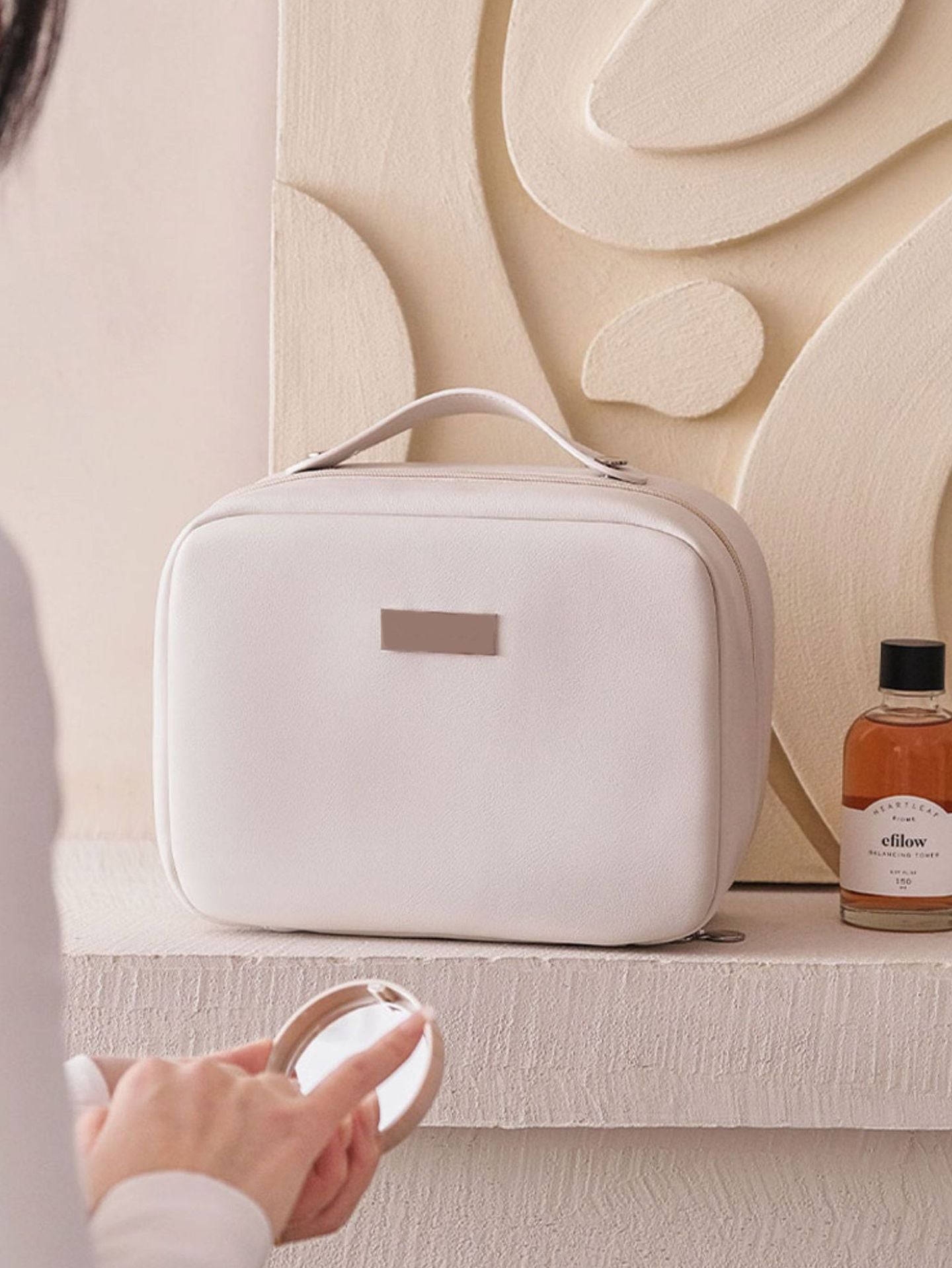 Slouchy Box Large Capacity Storage Portable Cosmetic Bags