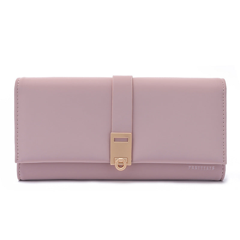 Women's Korean Simple Versatile Large Capacity Multiple Slots Ladies Wallet