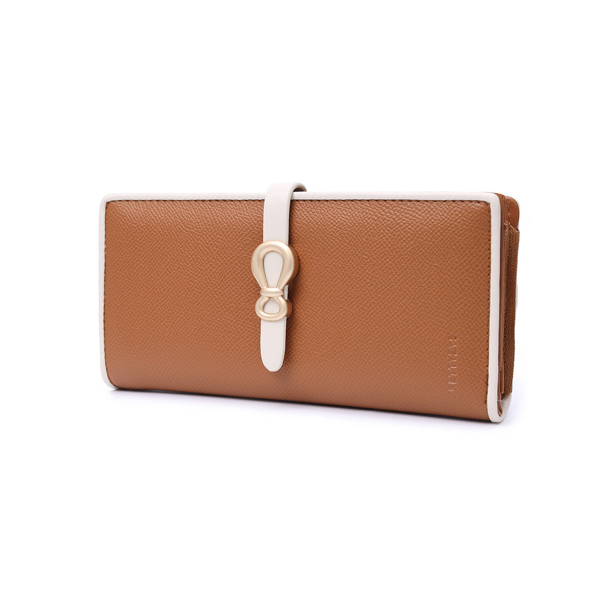 Women's Korean Contrast Color Clutch Two-fold Folding Ladies Wallet
