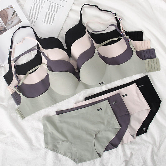 Young Lady Thick Cup Small Breast Lingerie Sets