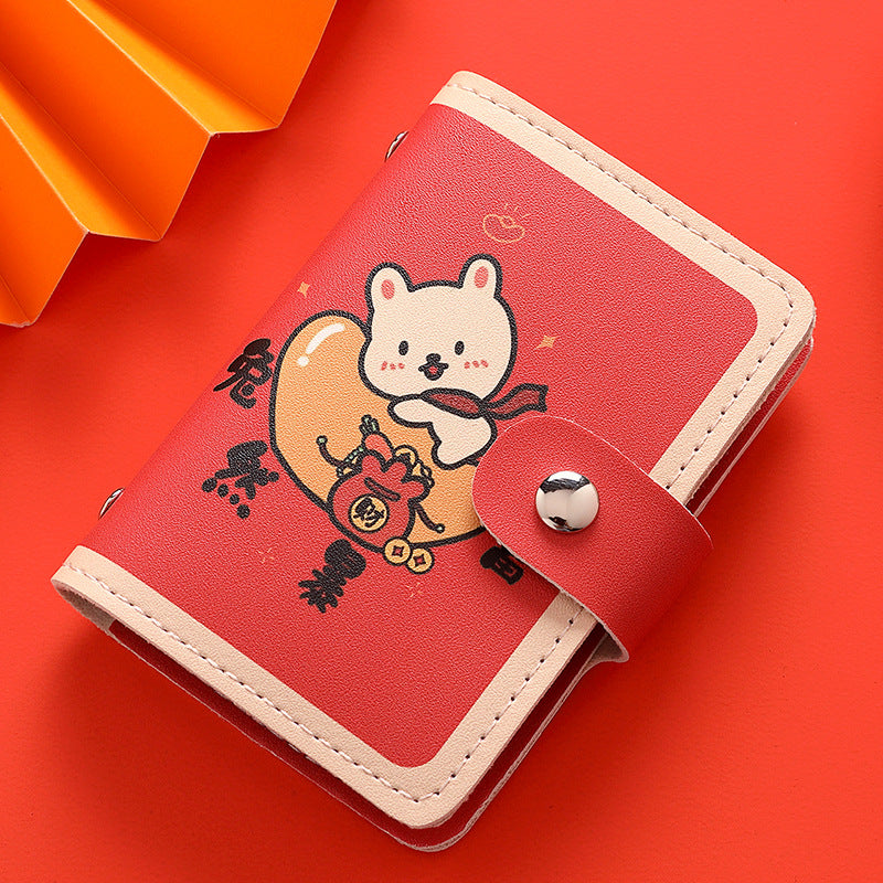 Dog Large Capacity Mini Cute Versatile Card Holder