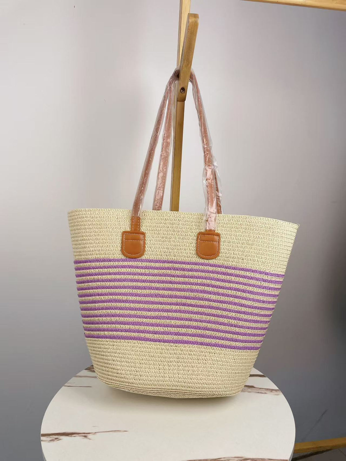 Straw Large Capacity Woven Female Seaside Vacation Women's Shoulder Bag