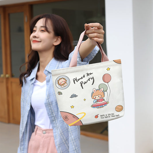 Women's Cloth Cute Summer Versatile Artistic Handbags