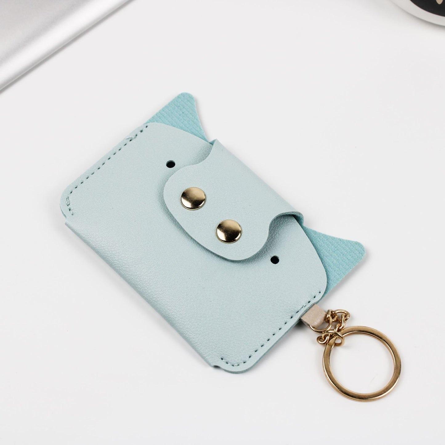 Creative Cute Pig Korean Storage Bus Card Holder