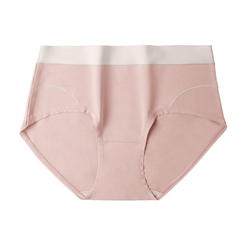 Full Pants Antibacterial Underwear Long-staple Cotton Mid Panties