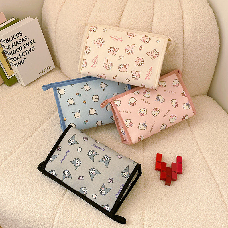 Printed Canvas Portable Cute Lunch Box Handbags