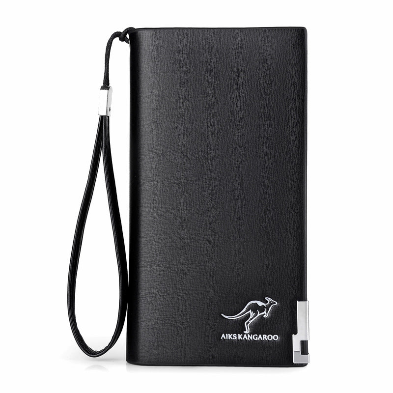 Slouchy Men's Clutch Magnetic Snap Version Men's Wallets