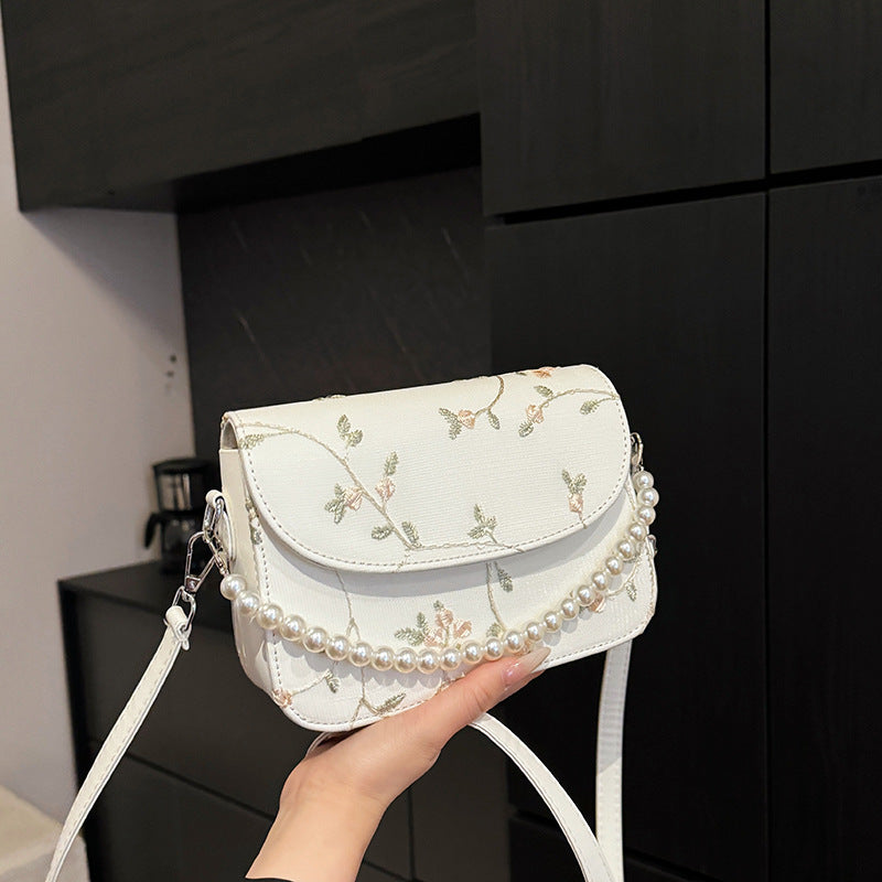 Women's Popular Lace Fashion Pearl High-grade Women's Shoulder Bag