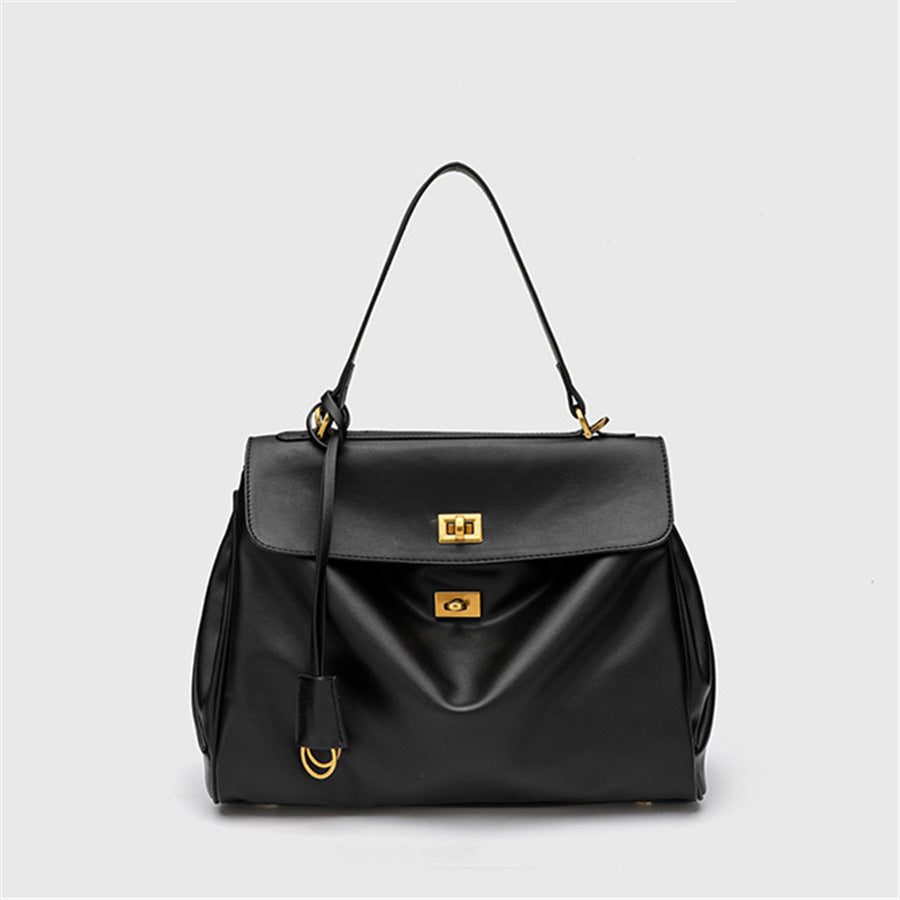Women's Leather Tactile Feel Large Capacity Totes High-grade Underarm Bags