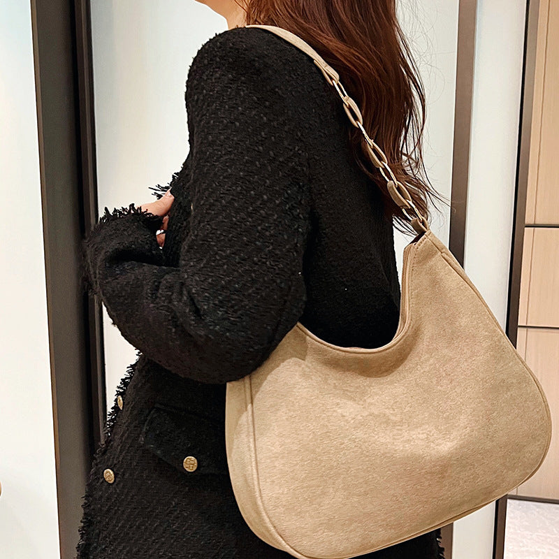 Women's Trendy Classy Attractive Korean Frosted Shoulder Bags
