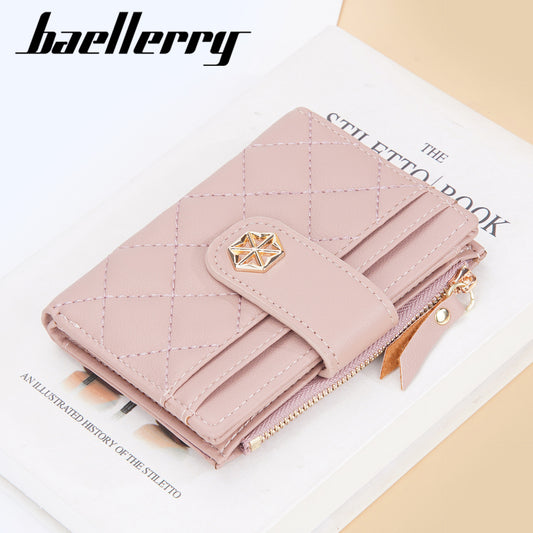 Women's No Multiple Slots Korean Short Ladies Wallets