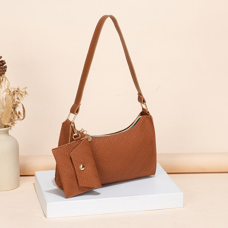 Women's Underarm Two-piece Set Korean Style Western Women's Shoulder Bag