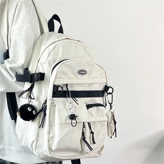 Women's & Men's & Korean Style Retro College High Junior Backpacks