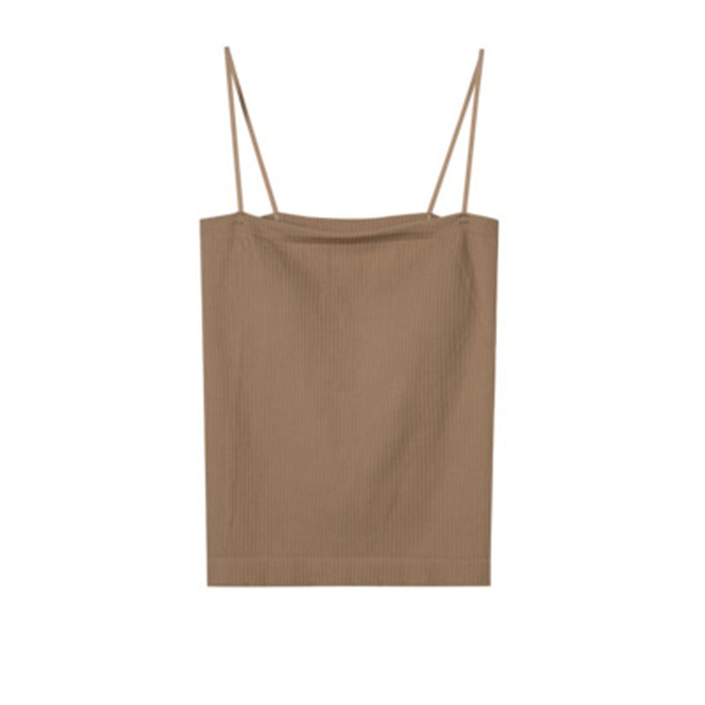 Women's Seamless Underwear Tube Top One-piece Solid Tanks Camis
