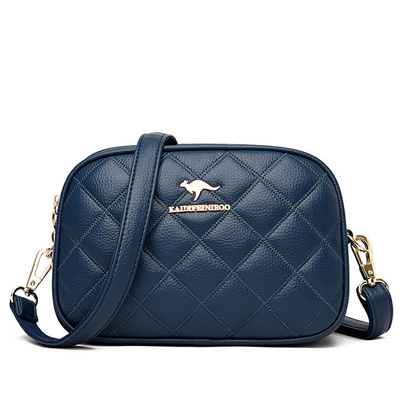 Stylish Women's Fashion Diamond Embroidery Thread Shoulder Bags