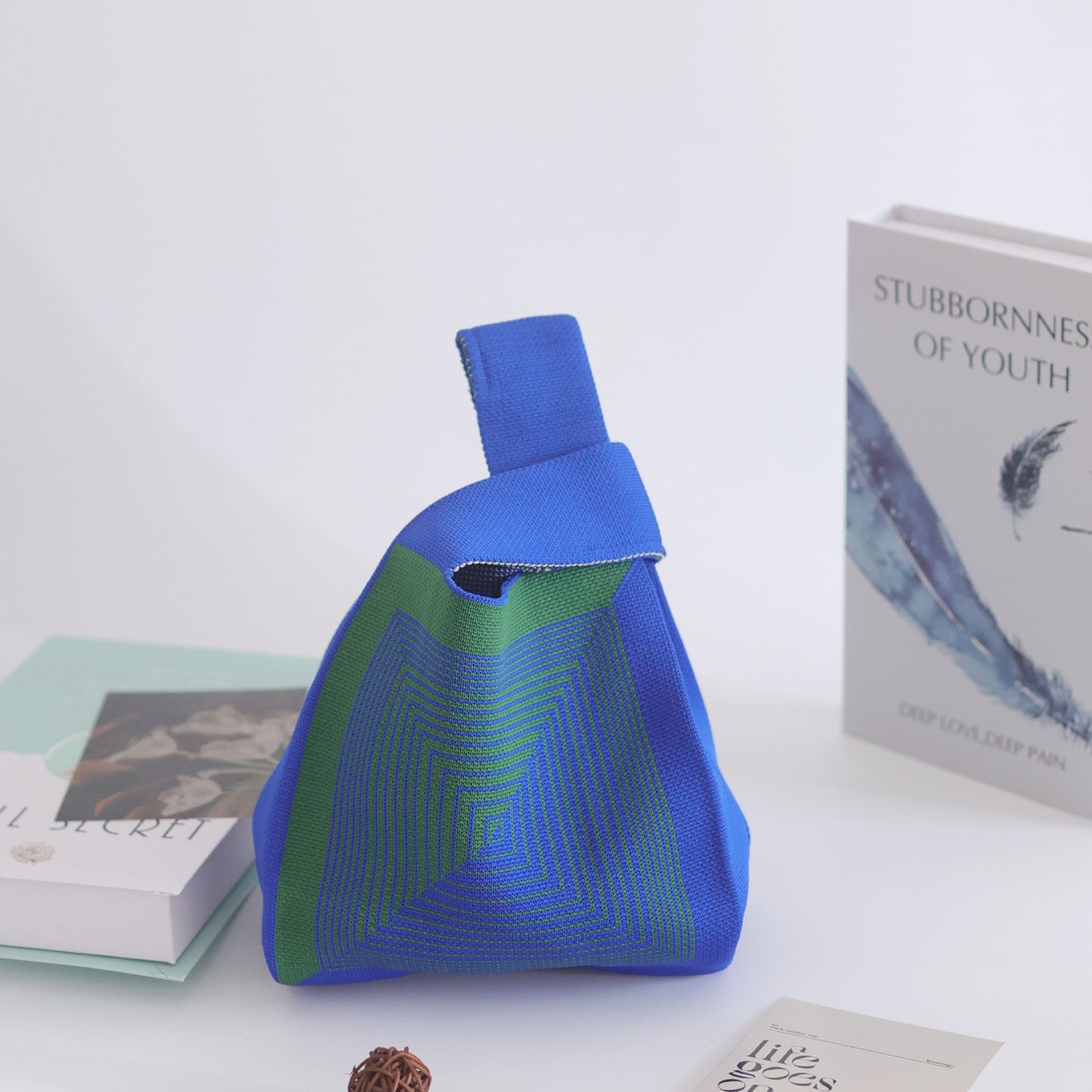 Unique Women's Knitted Woven Vest Simple Handbags