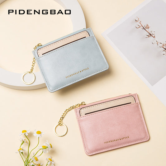 Elegant Slouchy Innovative Pretty Detachable Zipper Card Holder