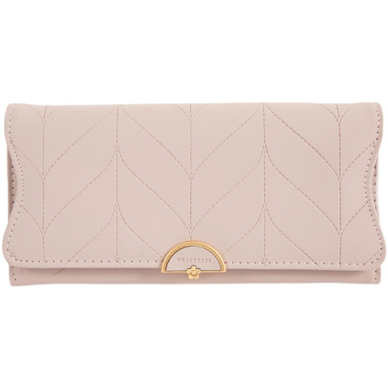 Charming Women's Long Design Fresh Clutch Coin Purses