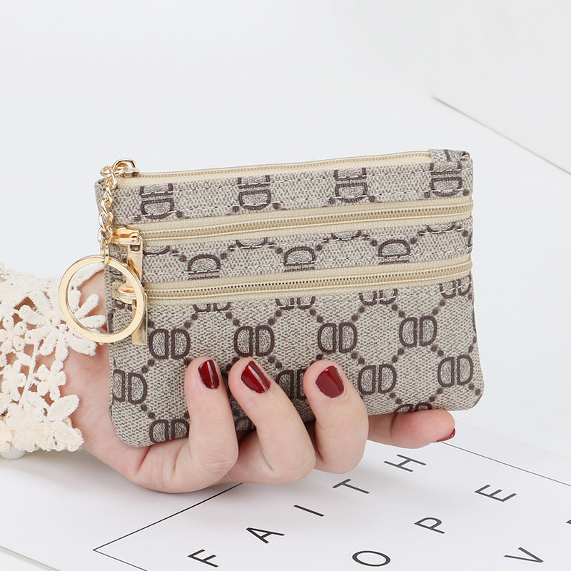 Women's Leather Tactile Feel License Soft Coin Purses