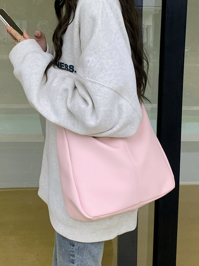 Capacity Pink Class Leisure Commute Big Crossbody Bags