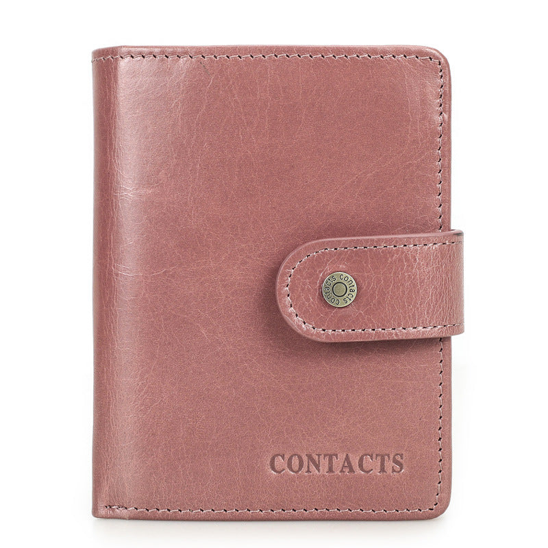 Men's Black Angel Crazy Horse Leather Genuine Bags