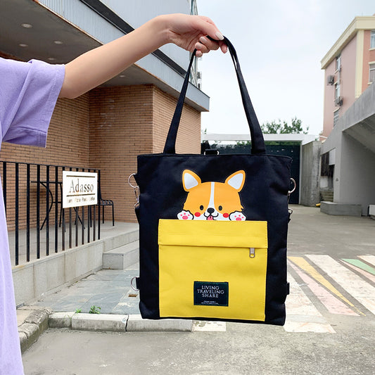 Innovative Canvas Large Capacity Class Hand Shoulder Bags