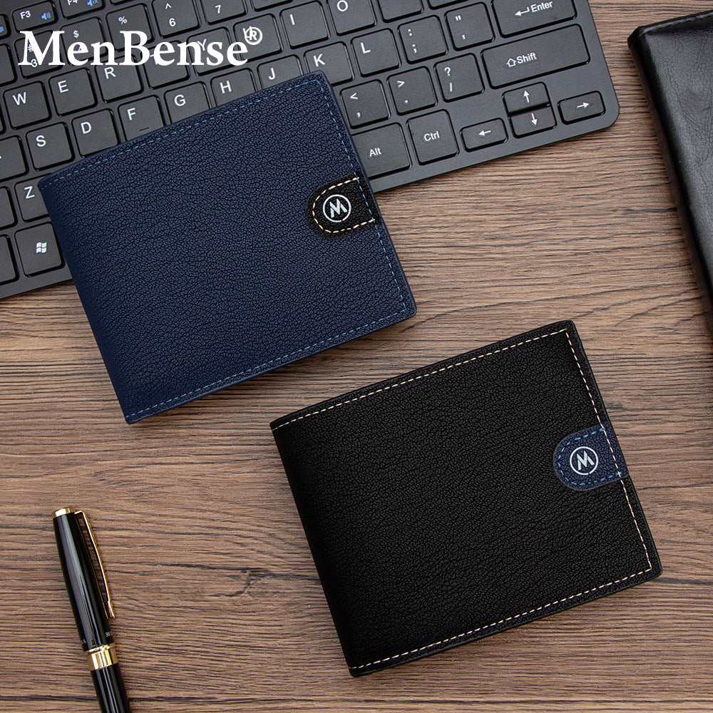 Men's Fashion Short Large Capacity Multiple Slots Pocket Men's Wallet