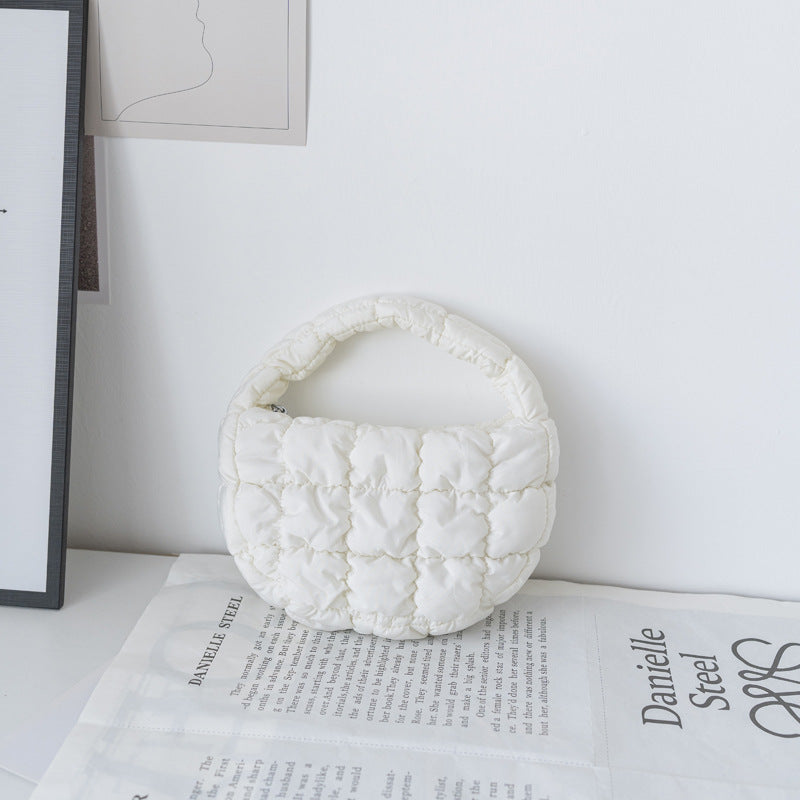 Women's Down Cotton Coat Fashion Mini Dumpling Handbags