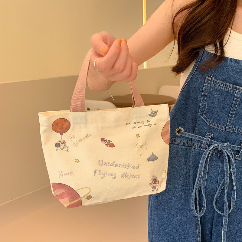 Women's Cloth Cute Summer Versatile Artistic Handbags