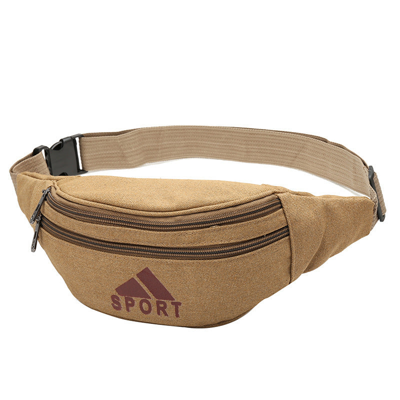 Women's & Men's & Canvas Fashion Large Capacity Storage Men's Waist Packs