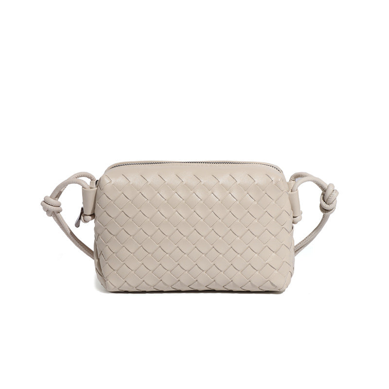 Women's Creative Hand Weaving Fashion Fashionable Boston Women's Messenger Bag