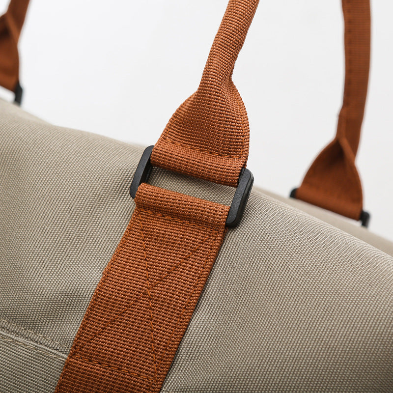 Women's & Men's Contrast Color Business Trips For Dry Travel Bags