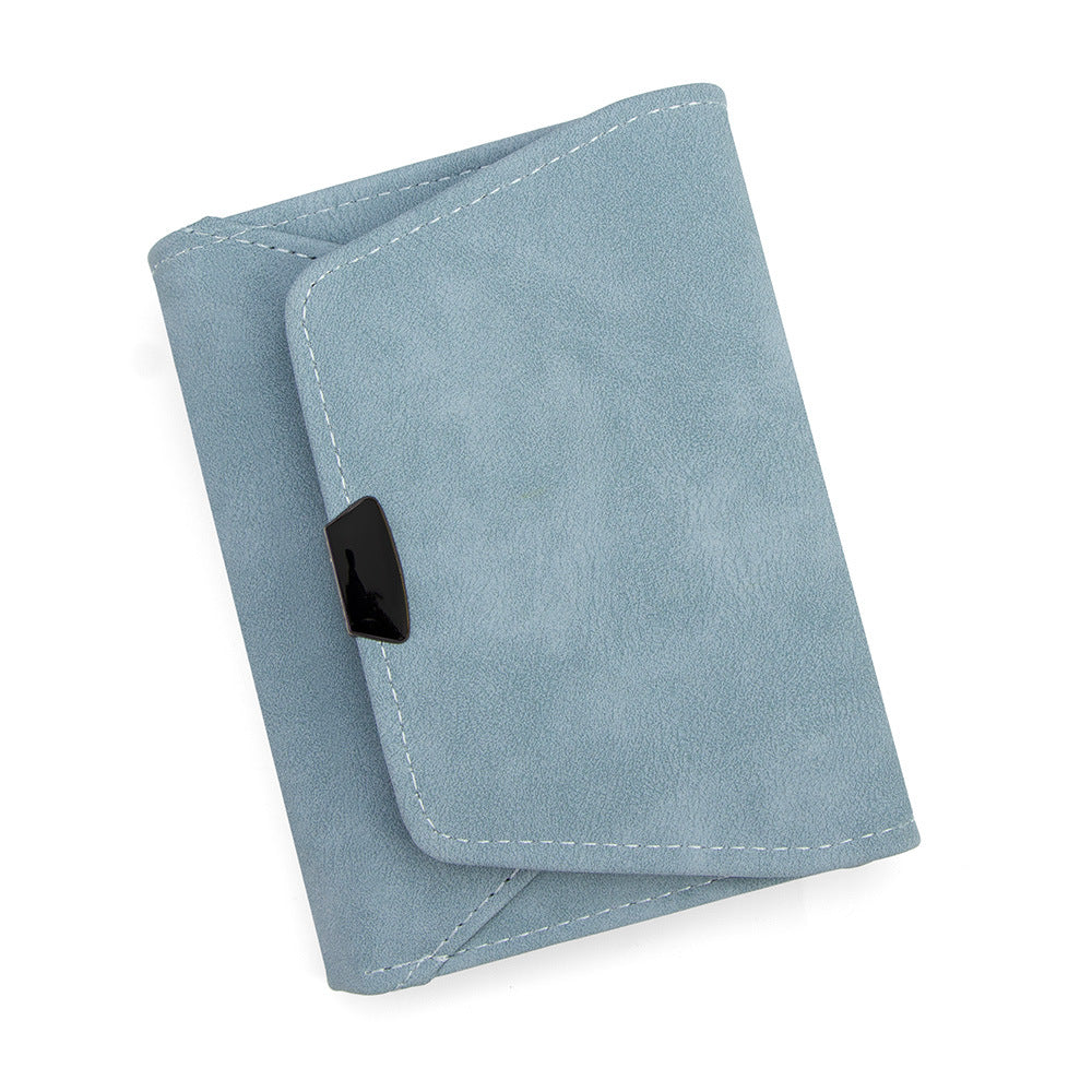Women's Exquisite Embossed Two Fold Folding Side Bags
