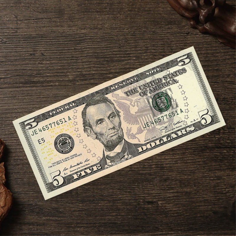 Men's Creative Dollar Printing Various Countries Pattern Men's Wallet