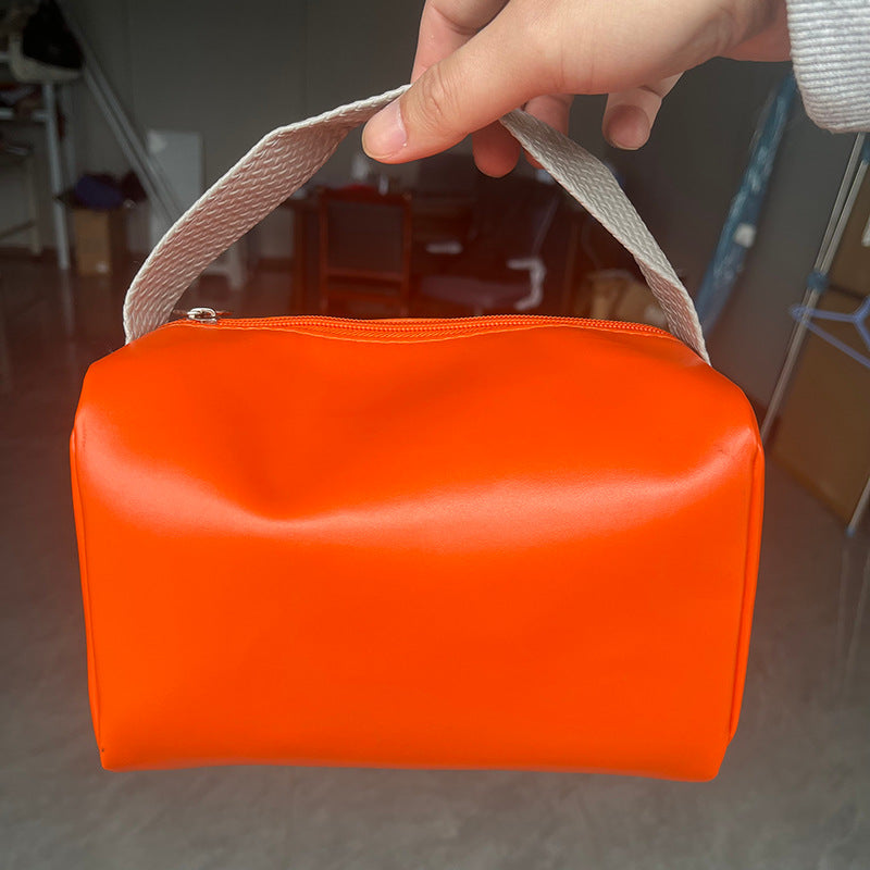Hand Gift Storage Leather Large Capacity Makeup Bag
